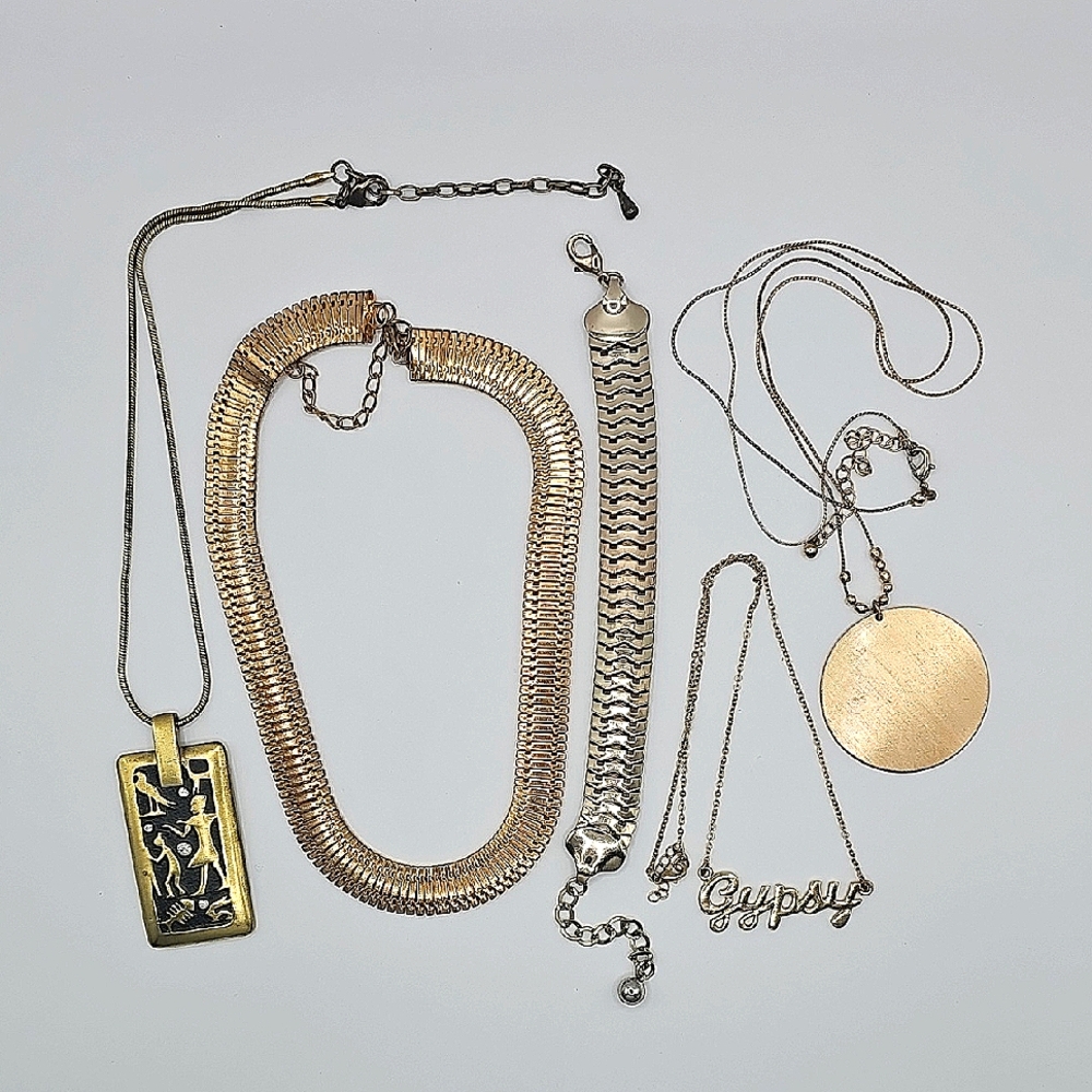 Goldtone Jewelry Lot (5 pcs)
